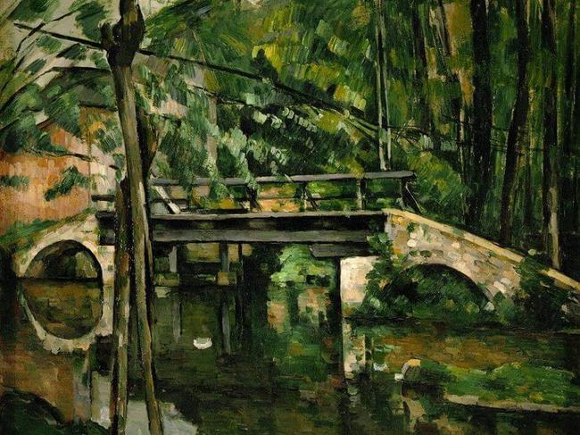 The Bridge at Maincy, 1879 by Paul Cézanne. Musee d’Orsay (Paris)