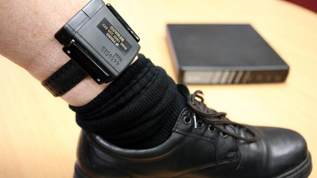 A monitoring system device similar to those worn by the offenders.