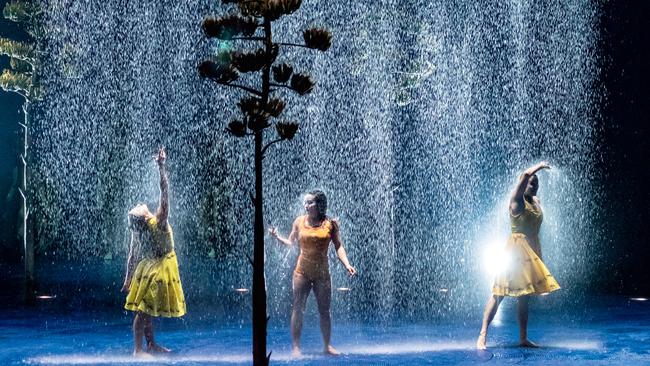 Luzia has a famous rain curtain involving Australian crew. Picture: Anne Collard