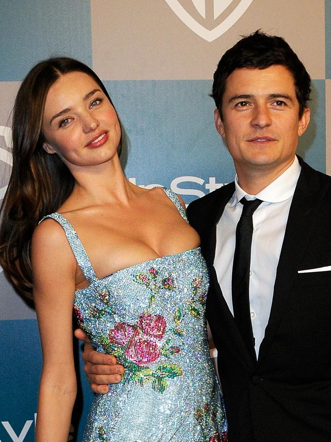 Miranda Kerr and Orlando Bloom in 2012. Picture: Getty Images