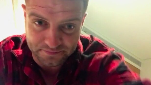 David filmed a video diary detailing the cheating scandal, which aired in Tuesday night’s episode. Picture: Channel 9