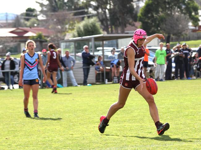 Varsity College student Havana Harris was named in the under-15 All-Australian girls team. Picture: Supplied.