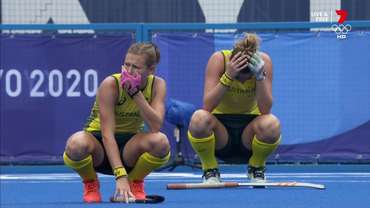 Australia were left in tears at the end of the game.