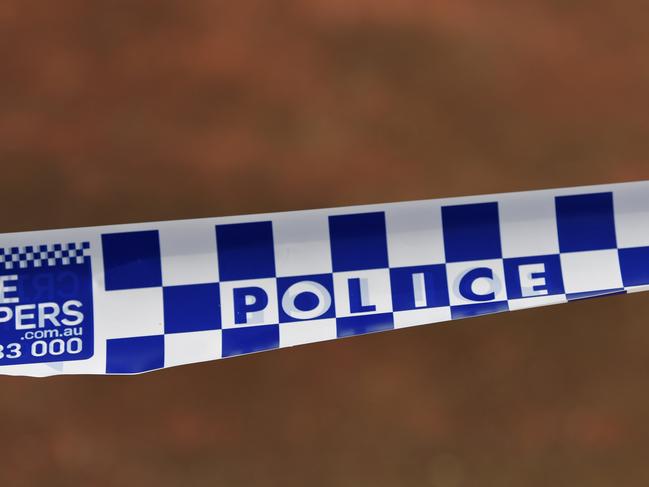 Police tape at a house fire in Stephen St, Harristown, Monday, October 14, 2019. Picture: Kevin Farmer