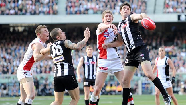 Dane Swan was moved onto Brendon Goddard in the 2010 Grand Final.