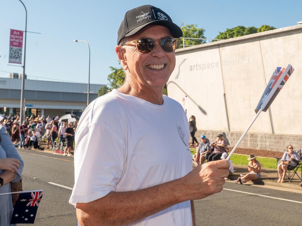 Tony Moore at ANZAC Day Mackay Friday 25 April 2025 Picture:Michaela Harlow