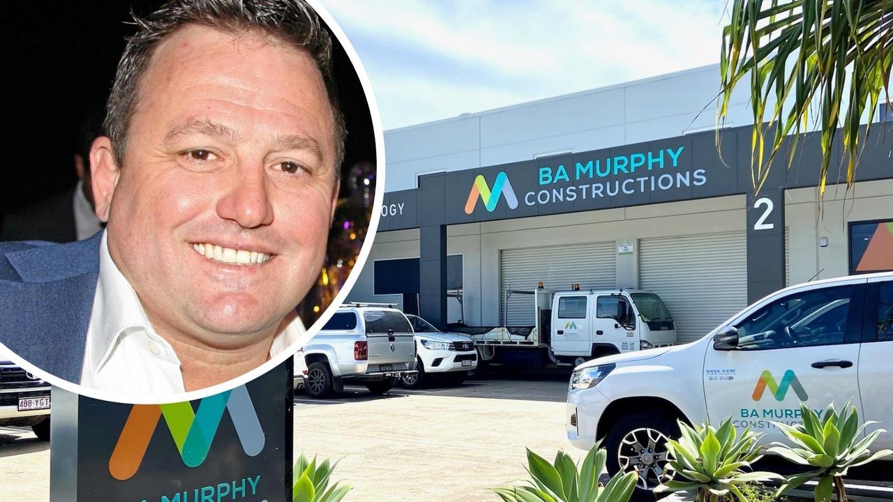 BA Murphy Constructions boss Ben Murphy. The Sunshine Coast-based construction firm went into liquidation last month.