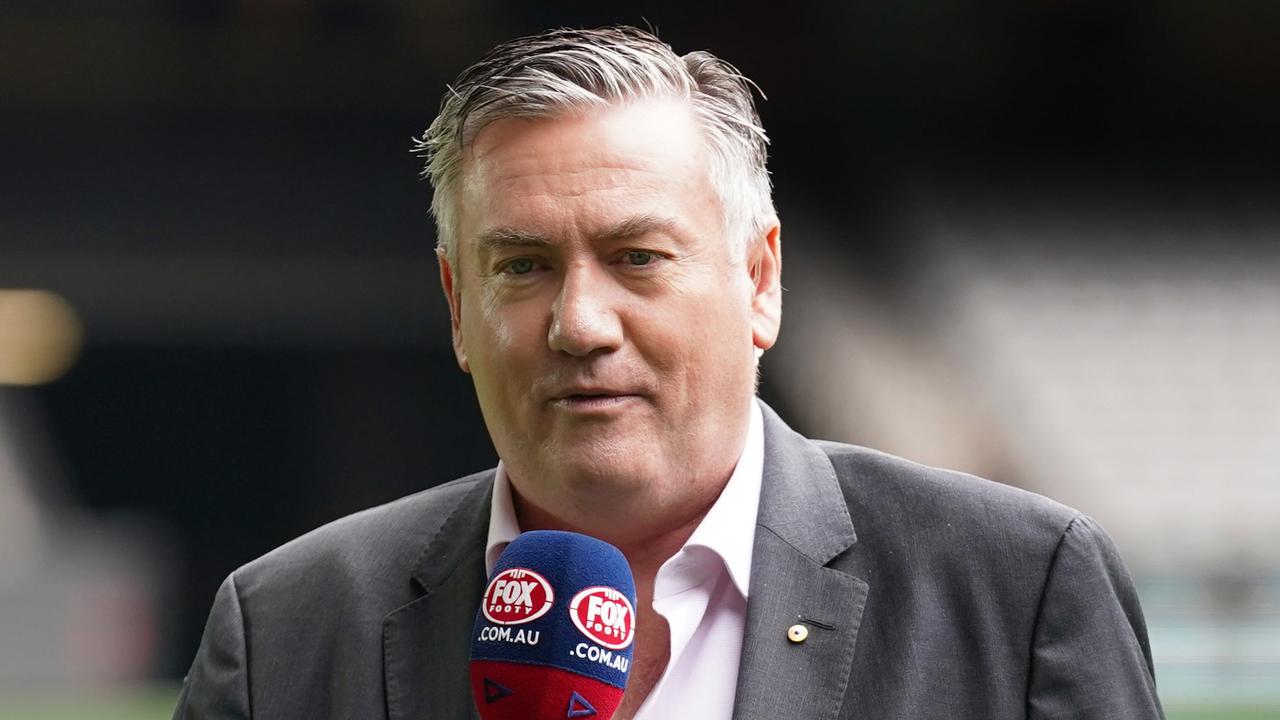 Fox Footy commentator Eddie McGuire says clubs shouldn’t have to cop fines for certain protocol breaches. Picture: Michael Dodge