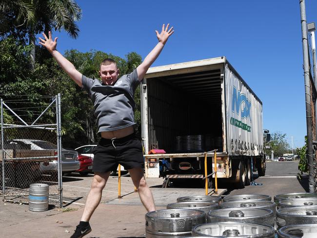 Darwin Trailer Boat club supplies manager David McGowan said beer suppliers aren't struggling with the demands of the busy dry season. Picture Katrina Bridgeford.