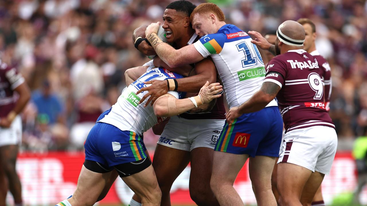 Sea Eagles dominate Raiders, but lose hulking prop