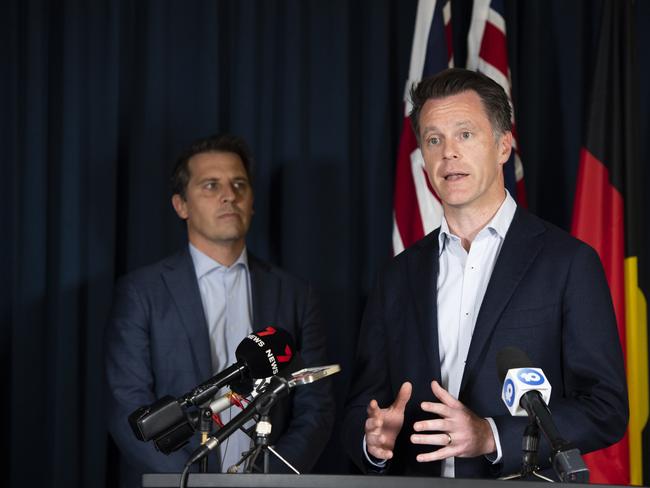 Labor Health spokesman Ryan Park (left) has said Labor would implement all recommendations from a Rural Health Inquiry, including keeping a Regional Health Minister. Picture: NewsWire / Monique Harmer