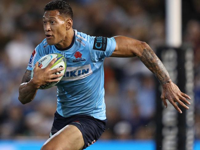 Israel Folau has refused to apologise for his social media post. 