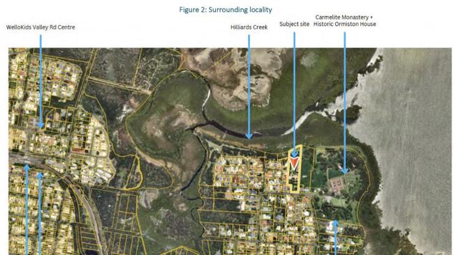 There are a number of environmental overlays on the development site. Picture: Redland City Council