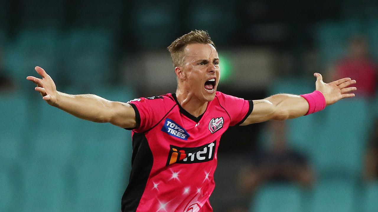 Tom Curran enjoyed a superb debut season with Sydney Sixers. Picture: Phil Hillyard.