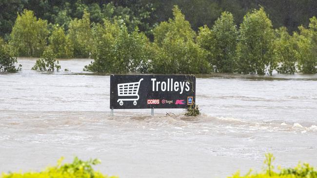 Toombul car park on February 26. Picture: Richard Walker