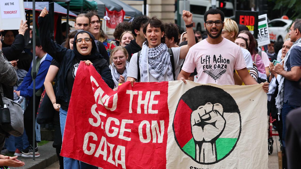 ‘What would you do if it was your child’: 10yo takes to stage at pro-Palestine rally