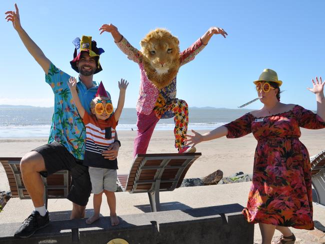 Yeppoon Lions Tropical Pinefest will go ahead in a different format with more interaction from the community and plenty of fun to be had. Nathan and his son, Don and Charlotte are 'Ready to Roar'