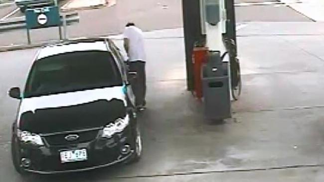 It came after the car was filled with stolen petrol in Bayswater. Picture: Victoria Police