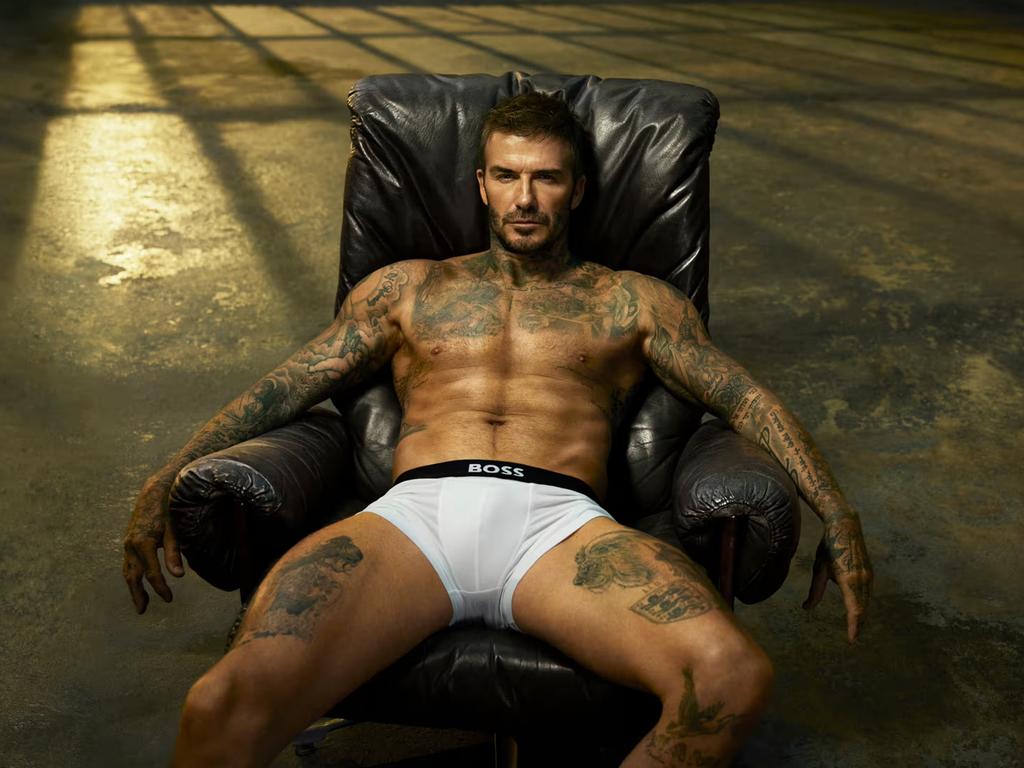 Beckham is 49 but has a body many men half his age would kill for.