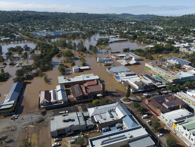 The 2022 floods devastated much of northern NSW including Lismore (pictured). Photo: Brendan Beirne.