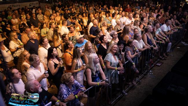 Fans at the Airlie Beach Festival of Music. Source: Cherrie Hughes