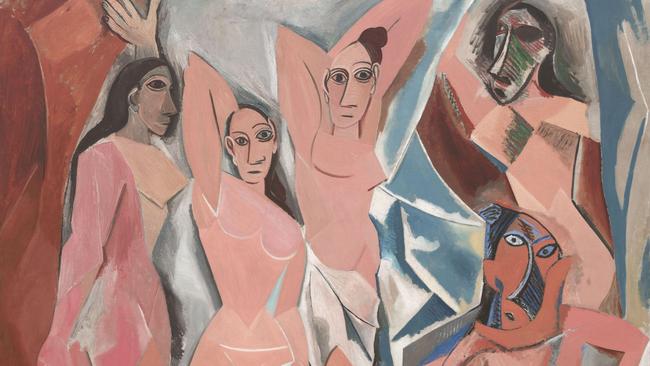 Les Demoiselles d’Avignon began as an allegory of venereal disease.