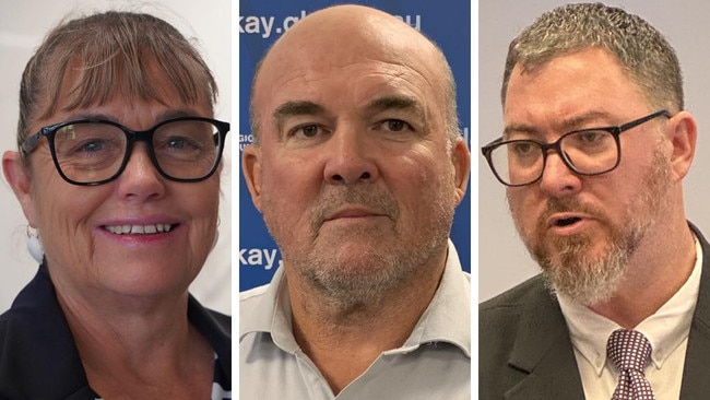 Councillors Alison Jones, Martin Bella and George Christensen.
