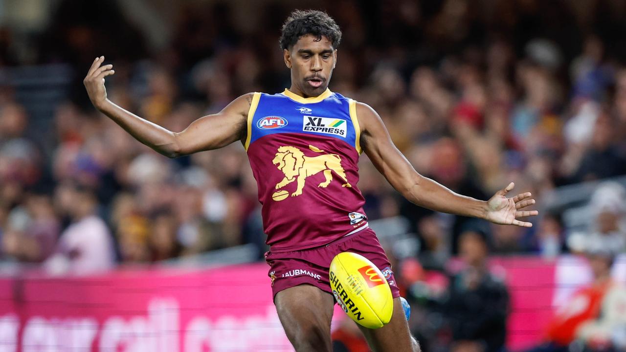 Keidean Coleman has become a weapon out of the Lions defence. Picture: Russell Freeman/AFL Photos via Getty Images
