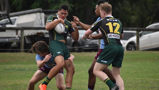 Colts 1 rugby between Wests and Norths. Saturday April 1, 2023. Picture: Nick Tucker