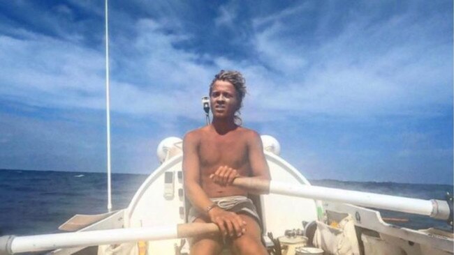 Tom Robinson began his trans-Pacific crossing attempt in July, 2022. Picture: Instagram