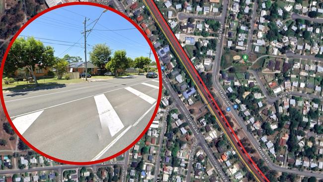 Jacaranda Ave at Logan Central where it is believed there are houses on the train line that will be resumed for the fast rail link to the Gold Coast. Images: Google