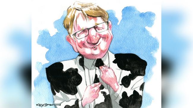 Bega chairman Barry Irvin.                                       Illustration: Sturt Krygsman