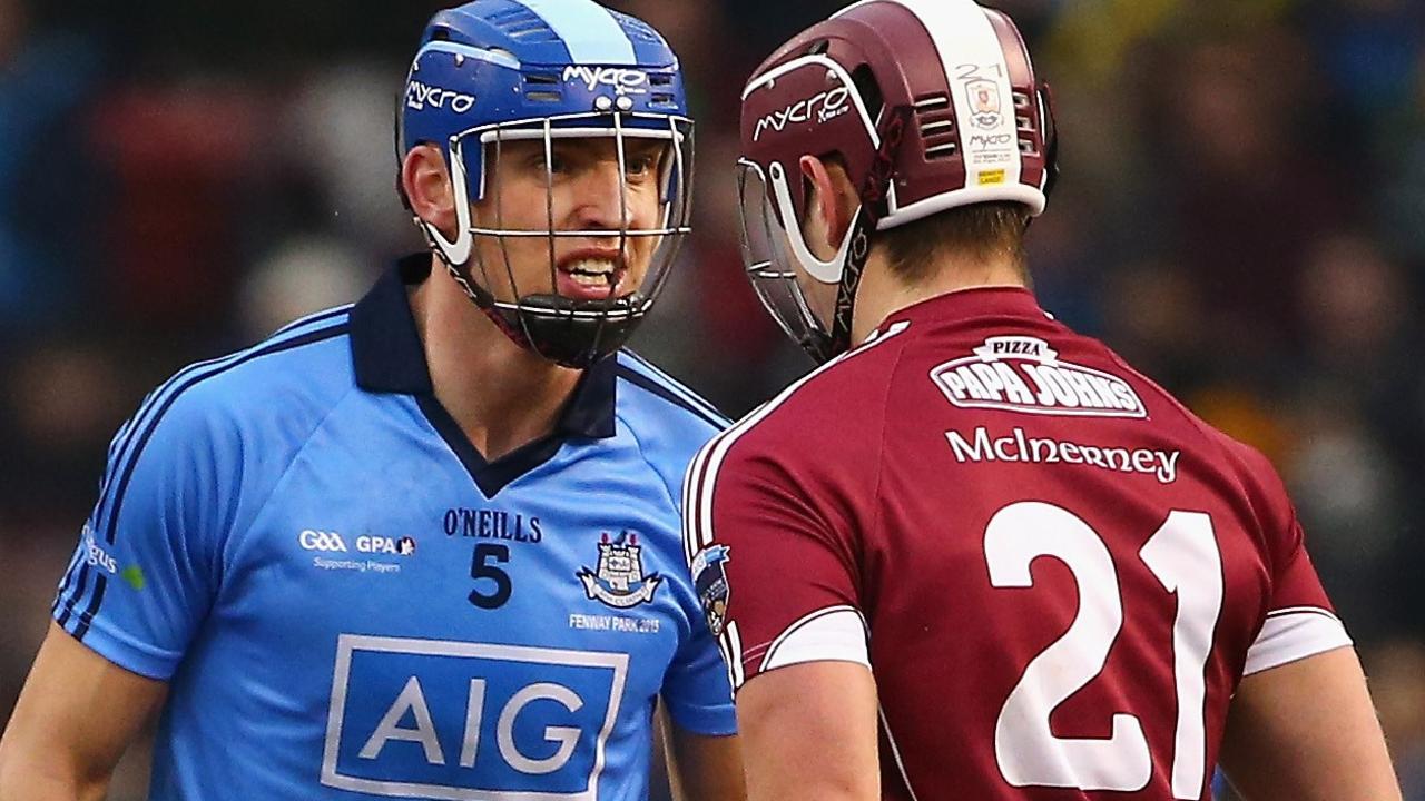 Video Hurling brawl, Fenway Classic, Fenway Park, Dublin v Galway