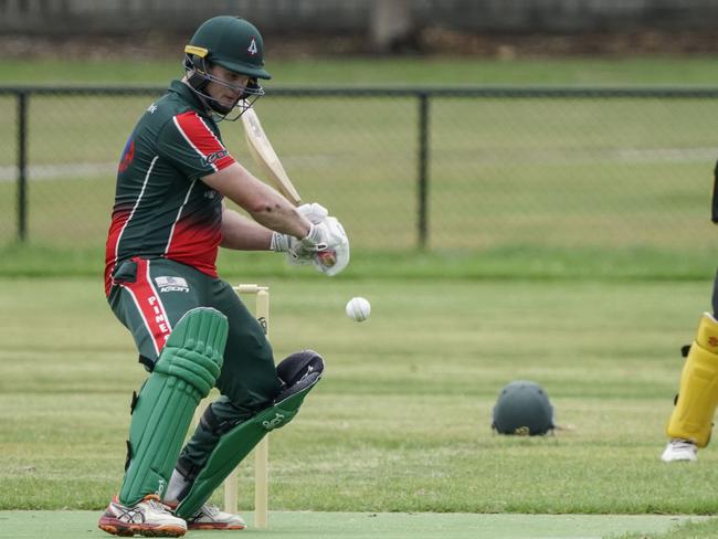 Damien Lawrence batting for Pines.