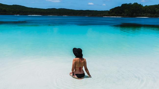 Lake McKenzie, Fraser Island. Picture: Kingfisher Bay Resort