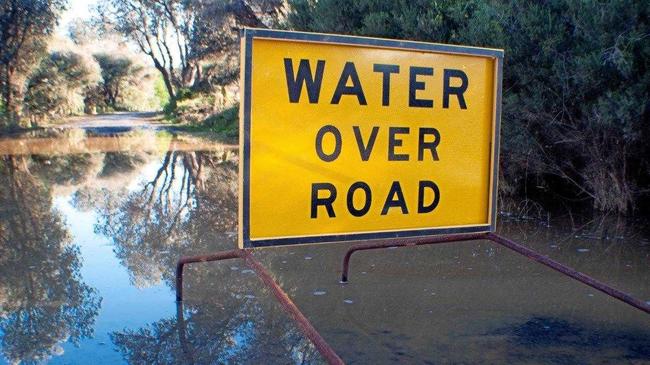 Ballina Shire Council is encouraging motorists to drive safely over the coming days with king tides leading to minor flooding of some local roads. Picture: Ballina Shire Council