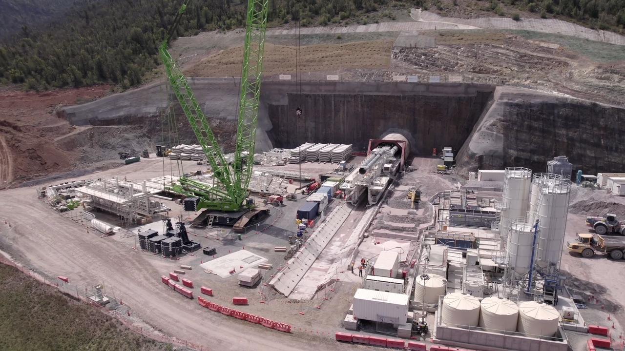 Despite the setback with its boring machine, progress on the massive Snowy Hydro project is solid, according to CEO Dennis Barnes.