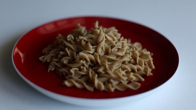 Wholemeal pasta provides extra fibre.