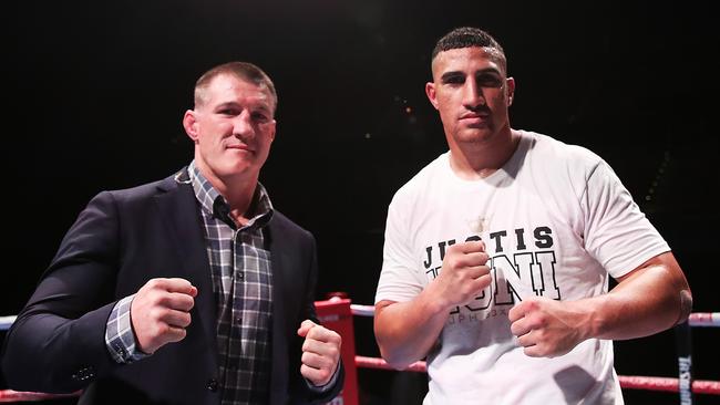 Paul Gallen can’t wait to step into the ring against Justis Huni next month. Picture: Matt King/Getty Images