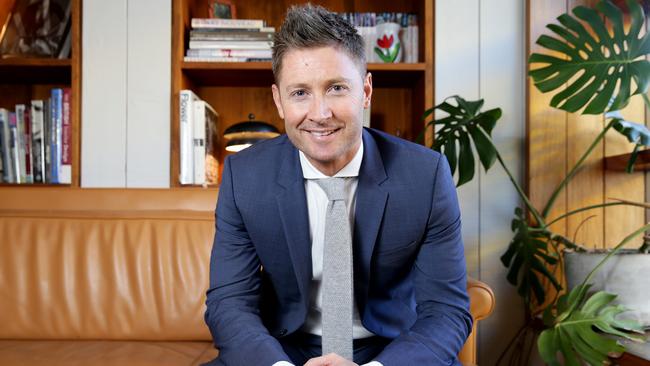 Michael Clarke at the launch of this summers Cricket Ashes, held at the Hotel Centennial in Woollahra. Picture: Jonathan Ng