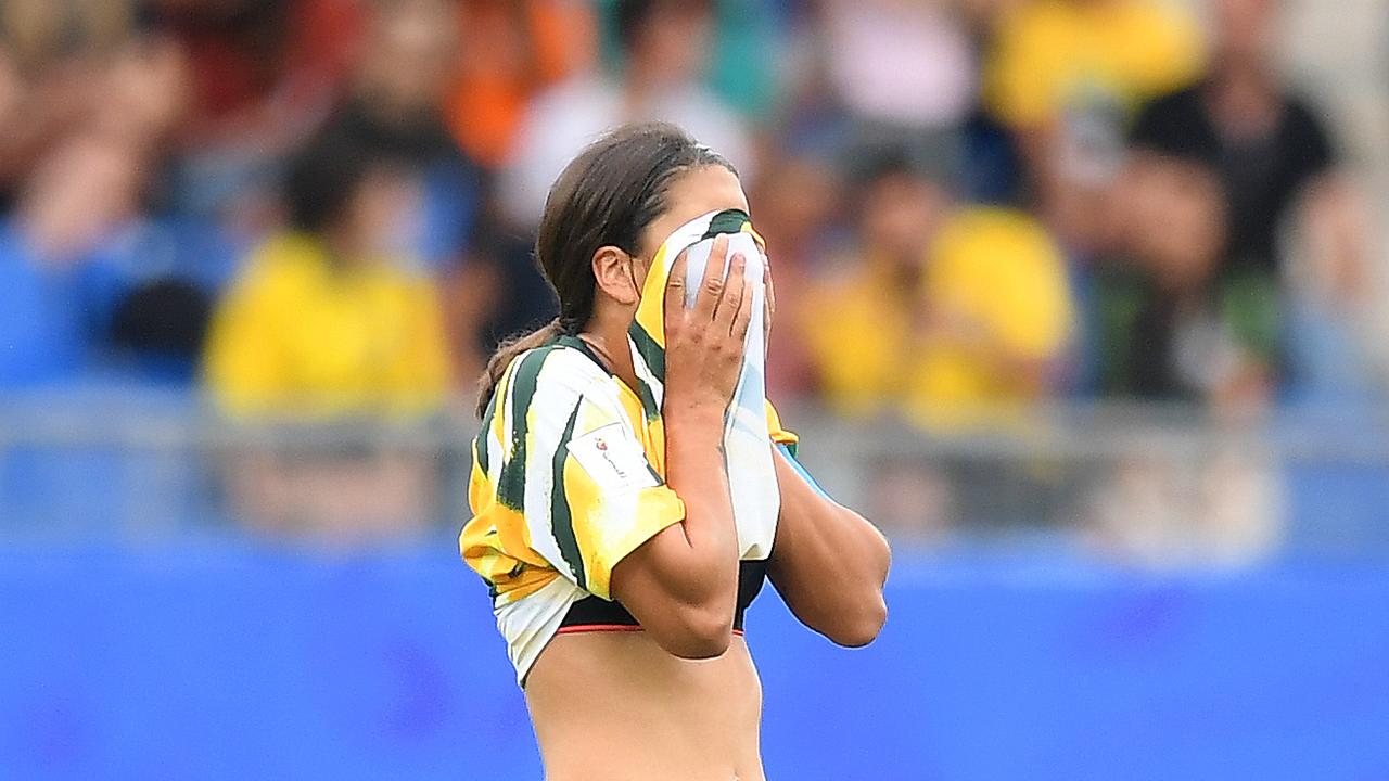 Sam Kerr. (Photo by Michael Regan/Getty Images)