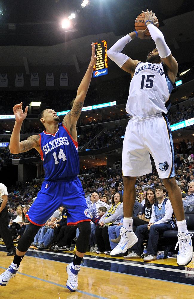 Vince Carter scored 13 points in the Memphis Grizzlies’ 101-83 win over Philadelphia 76ers.