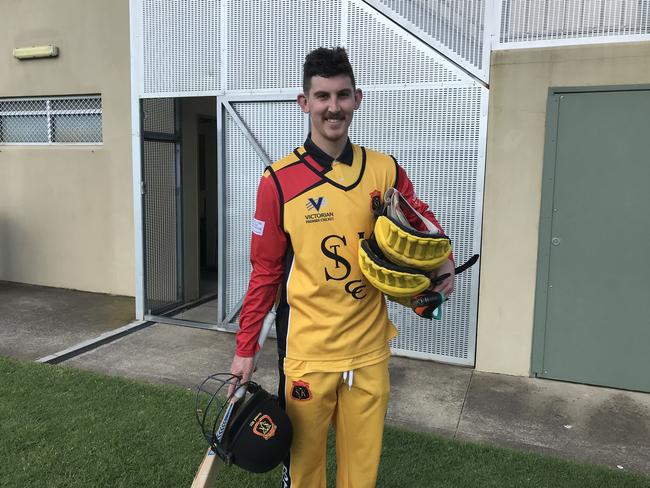 Nic Maddinson was in blazing form for the Saints on the opening day of the Vic Super Slam at Frankston on Sunday.