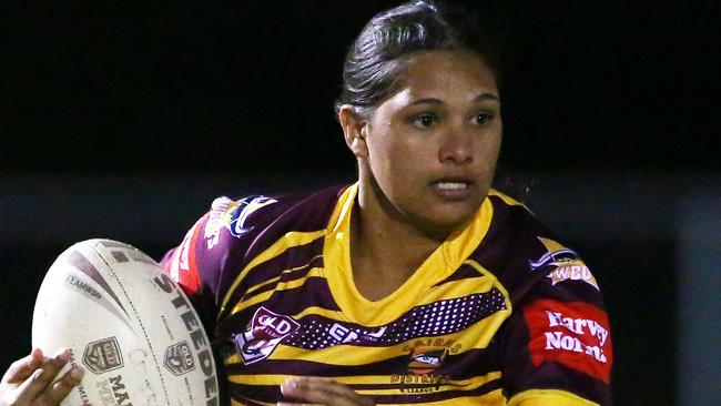 Ailsa ‘Rani’ Satini, 20, was a promising rugby league talent. Picture: Brendan Radke