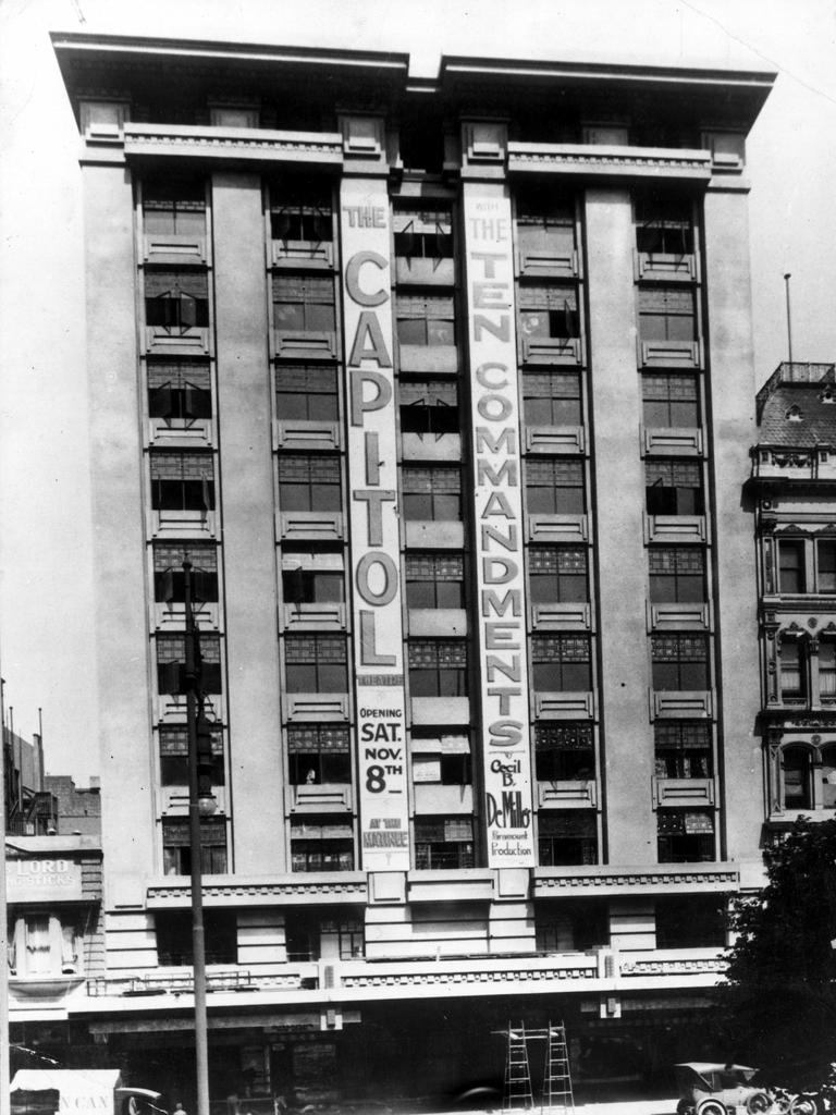 Capitol Theatre prior to opening night in the early 1920s.