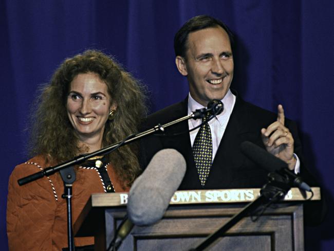 Paul and Annita Keating after the 1993 Federal Election. Picture: Supplied