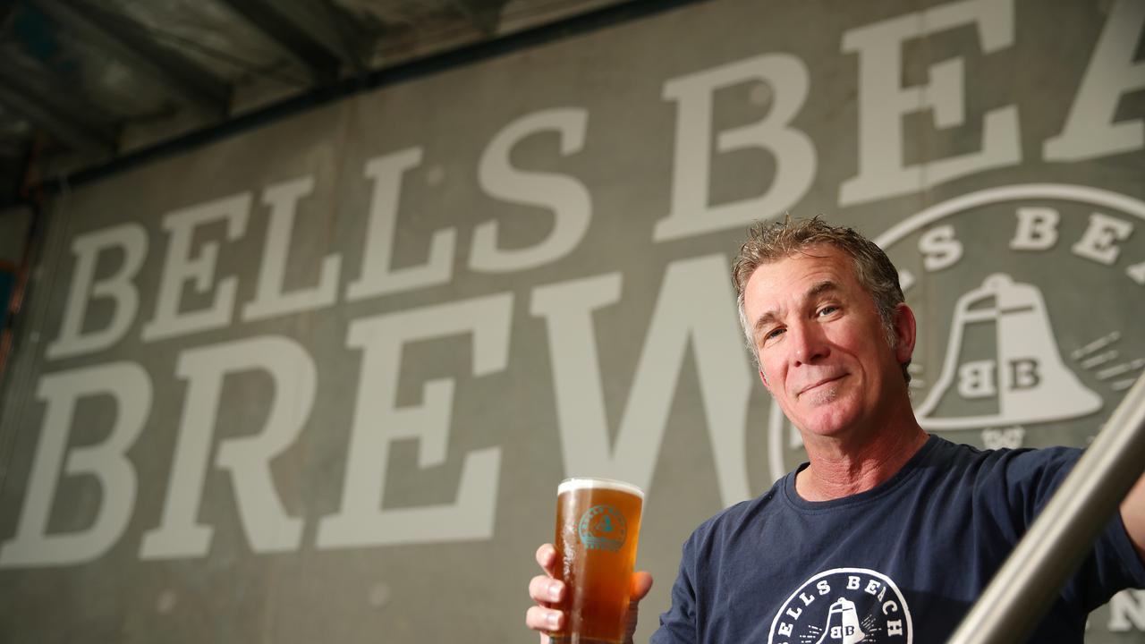 Jeff Crow runs Bells Beach Brewing in Torquay. Picture: Alison Wynd