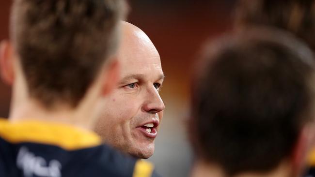 Matthew Nicks admits the Adelaide Crows are in a real spot of bother at the moment. Picture: AFL Photos via Getty Images