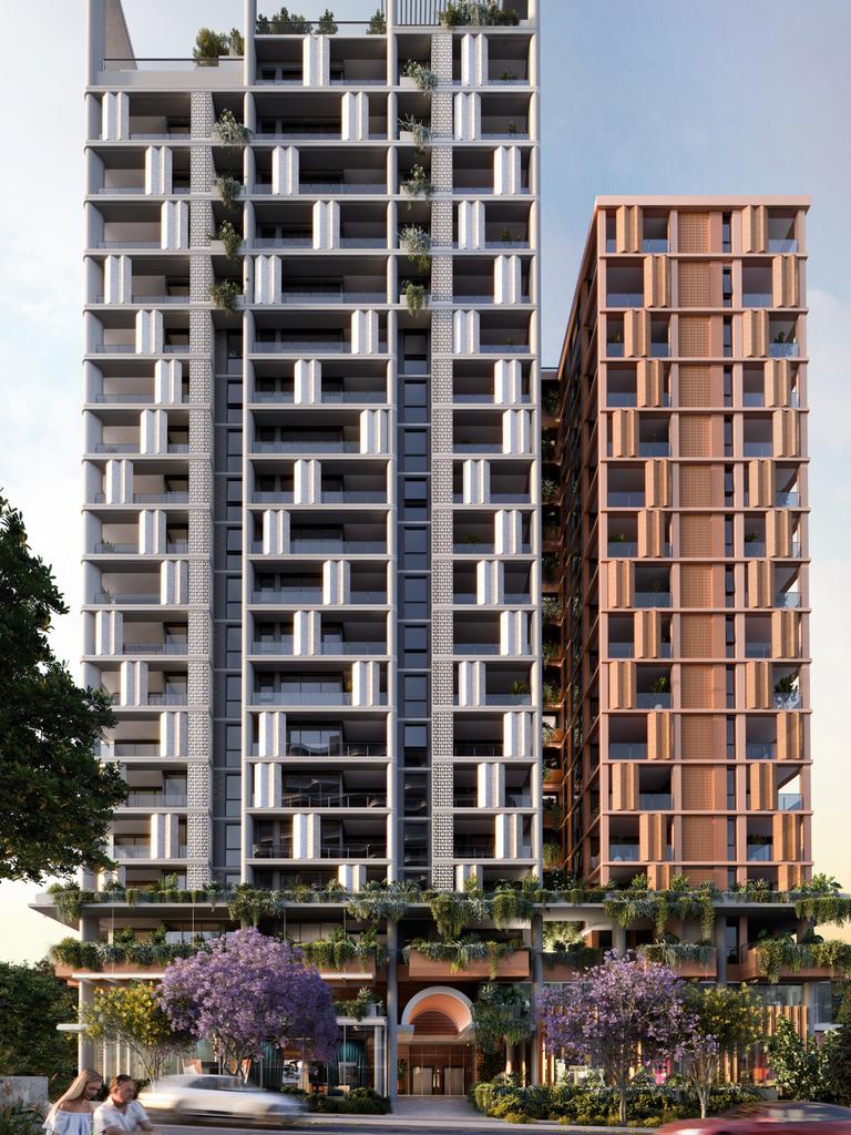 An artist's impression of The Murcia Residences on Wellington Rd, East Brisbane