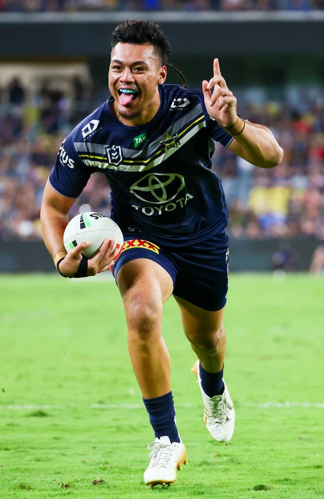 Jeremiah Nanai of the Cowboys. Picture: NRL Imagery